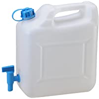 Hünersdorff 817500 Bidón de agua ECO con grifo de drenaje fijo - salida de agua- 10 L (máx. 12L)
